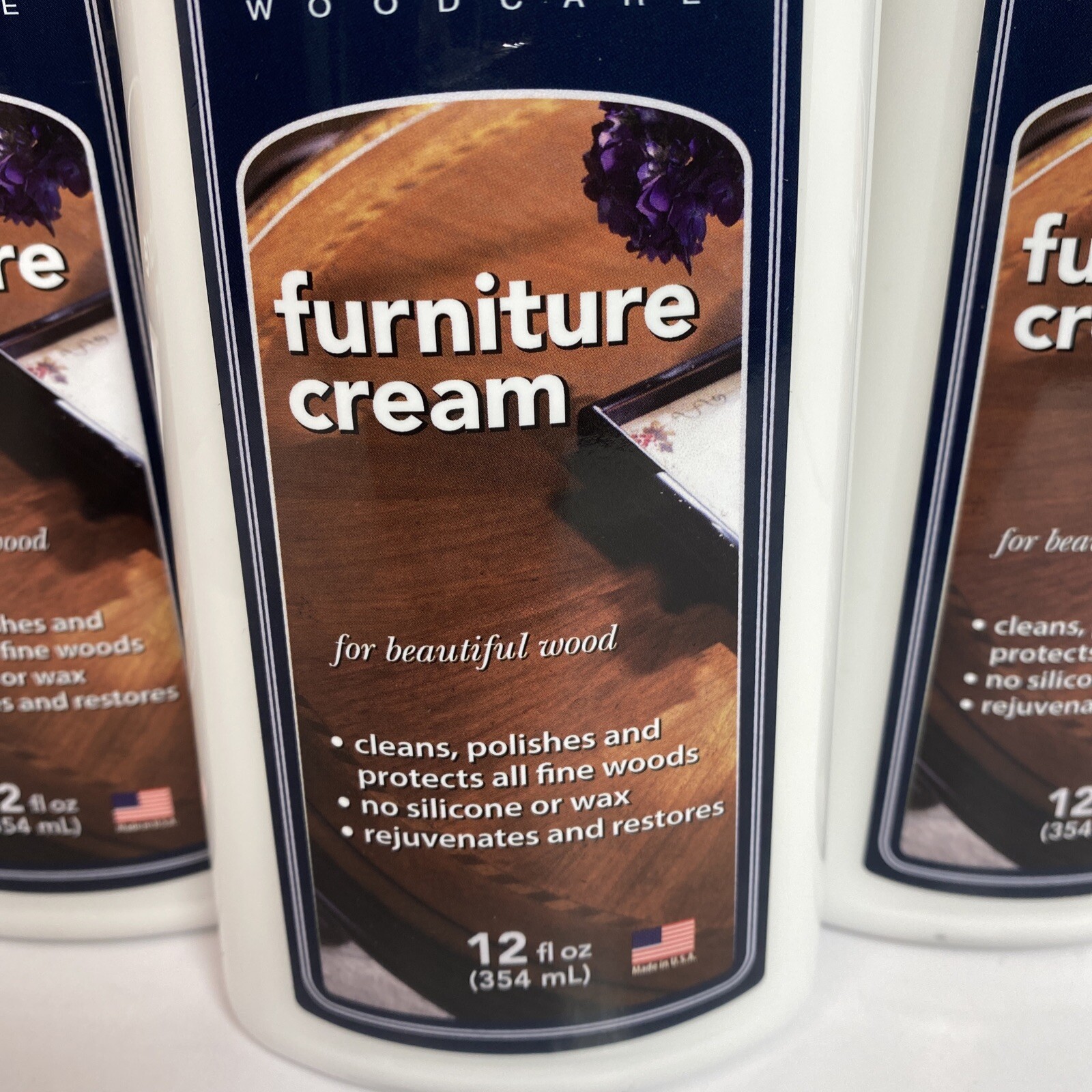 3 x Thomasville Wood Care Furniture Cream CLEAN POLISH All Woods Piano