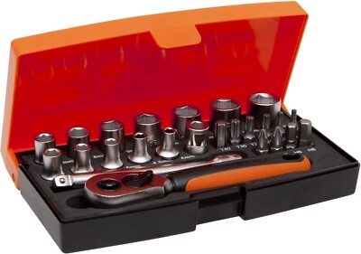 BAHCO 1/4” SOCKET WRENCH SET SL25 | eBay