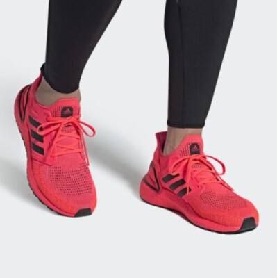 ADIDAS Men/Women\'s Ultraboost 20 Running Sneaker Black Signal Pink Size Men’s 11 s-l400.jpg main image 3