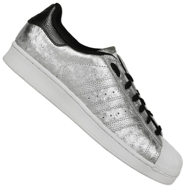 adidas originals superstar shoes aq4701 men's silver sneakers
