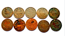 LOTTO 10X  VITTORIO / UMBERTO 10 CENTESIMI 1866/67 M/.OM./OM/H 1893/94 BI/R