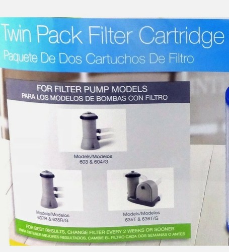 Intex Swimming Pool Filter Cartridge A Or C (Twin Pack) - Picture 3 of 4