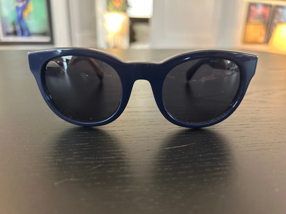 Gafas de sol J Crew ojo de gato JE3726S 414 marco azul marino 51-23-135 parisino chic Foto 2 de 4