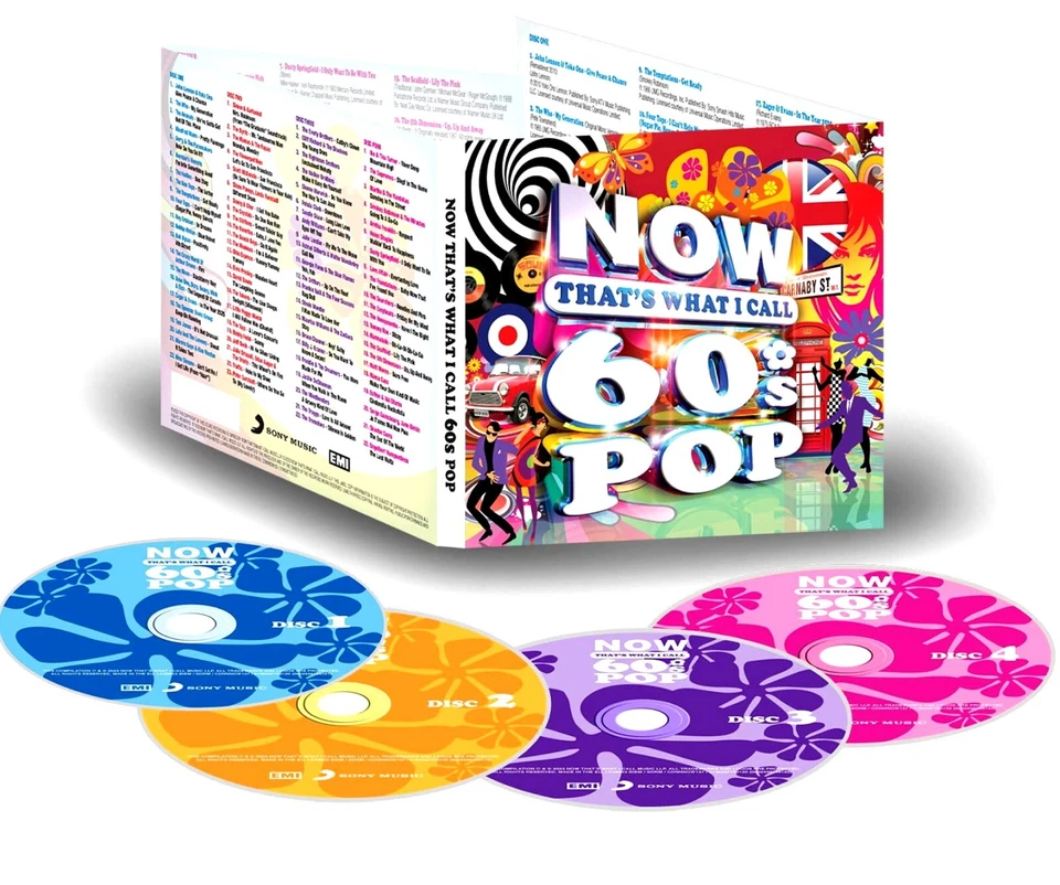 89 GREAT Hits of the SIXTIES * New 4-CD Boxset * All Original 60's Hits * NEW - Image 3 of 3