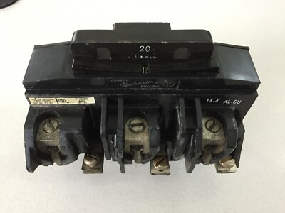 Interruttore Automatico Pushmatic P4320 ITE Siemens 3 Poli 20A 120/240V – Usato Testato