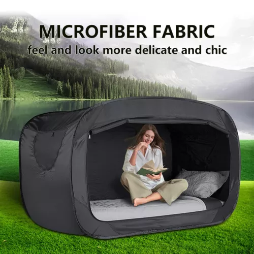 Privacy Tent Integrated Bed Curtain And Mosquito Net Outdoor Blackout Fold Tent - Picture 3 of 16