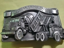 VTG NEWwith tag 1985 Belt Buckle American Truck Drivers Certified Arroyo Grande