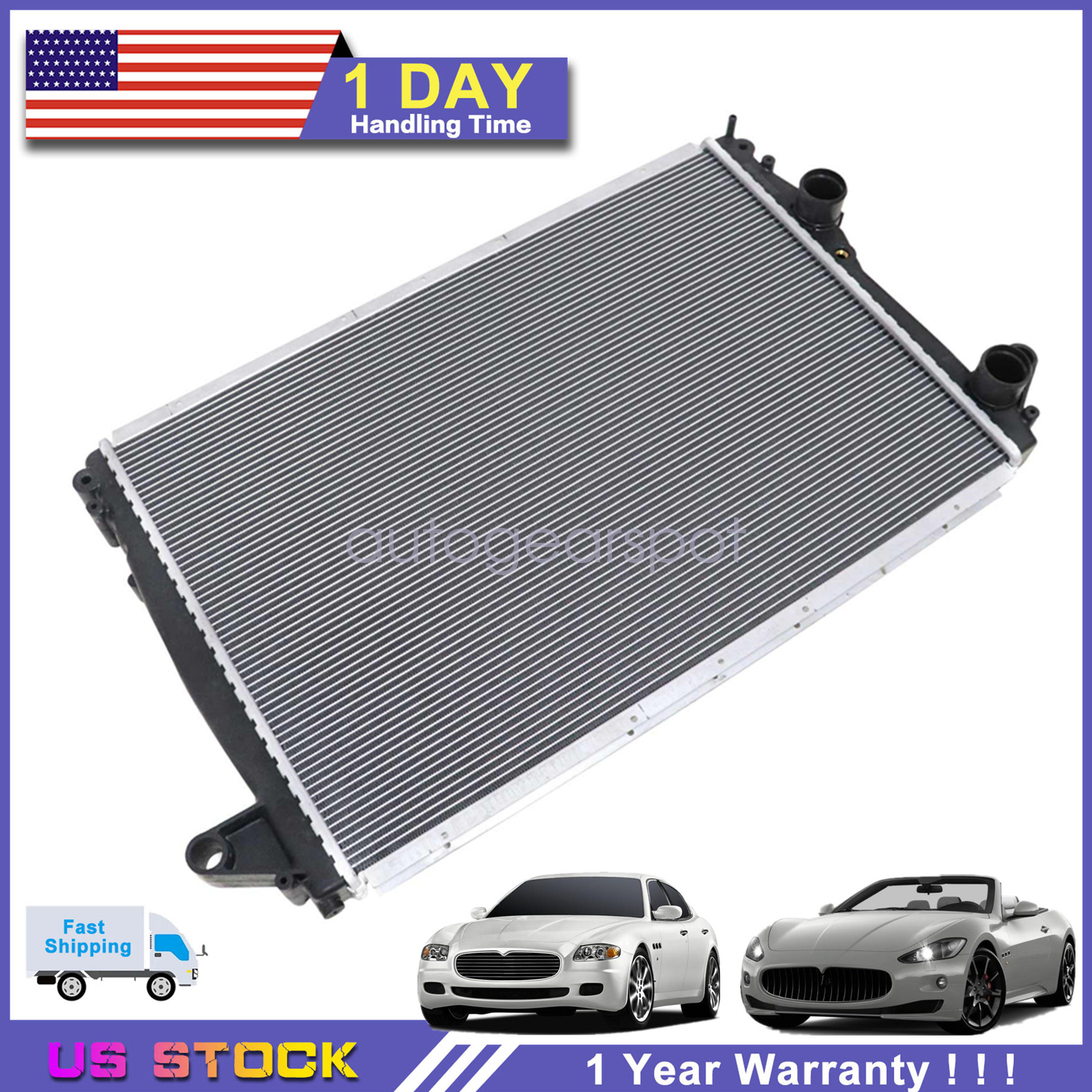 1X Radiator Cooling Water Replacment For Maserati Granturismo 2008-2016 223561