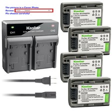 Kastar Battery AC Rapid Charger for Sony NP-FP50 NP-FP51 Sony DCR-DVD653 DVD653