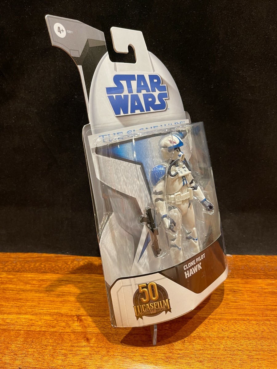 STAR WARS Black Series CLONE PILOT HAWK - CLONE WARS - COLLECTORS