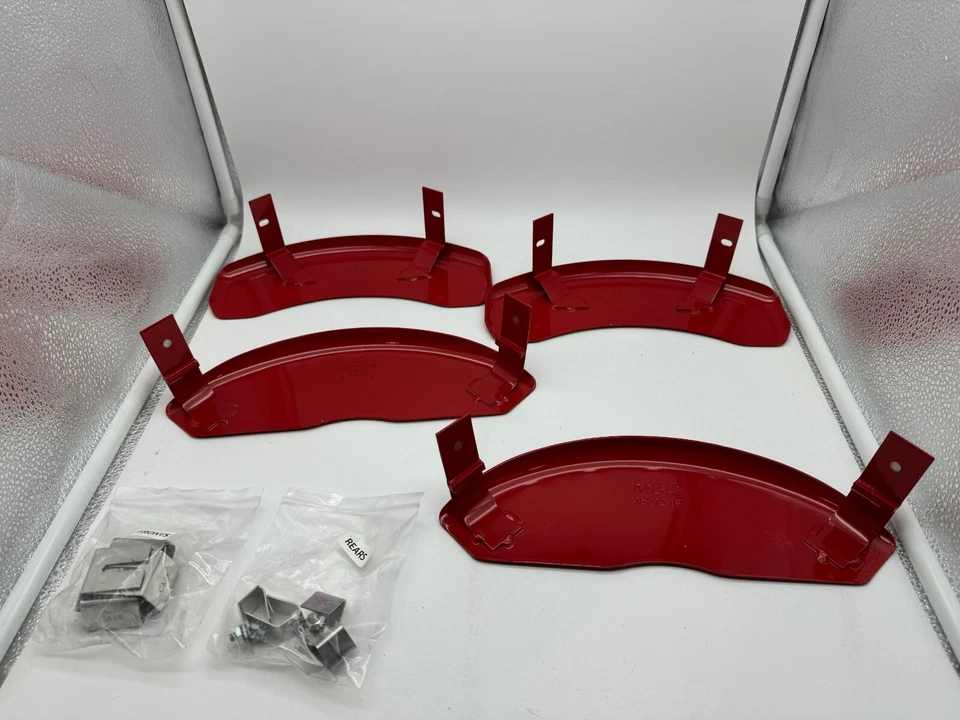 *15213* MGP CALIPER COVERS 2010 TO 2016 AUDI S4 RED PREVIOUS INSTALLED - Image 2 of 4