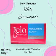 Belo Essentials Moisturizing Body Bar Soap Blue 135g 6-pack