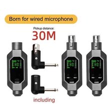 Wireless Microphone Converter XLR Transmitter and Receiver Microphone