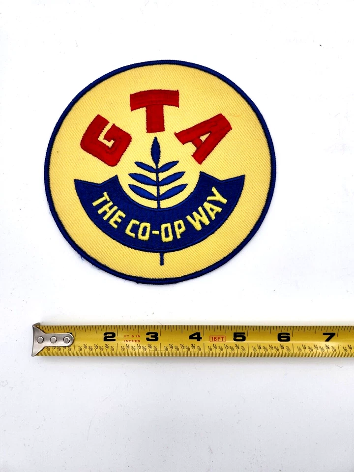 Vintage COOP CO-OPERATIV Emblema Bordado Patch GTA The CO-OP Way (amarelo) - Imagem 3 de 3