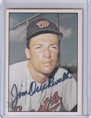 1978 TCMA #151 JIM DUCKWORTH HAND SIGNED AUTOGRAPH WASHINGTON