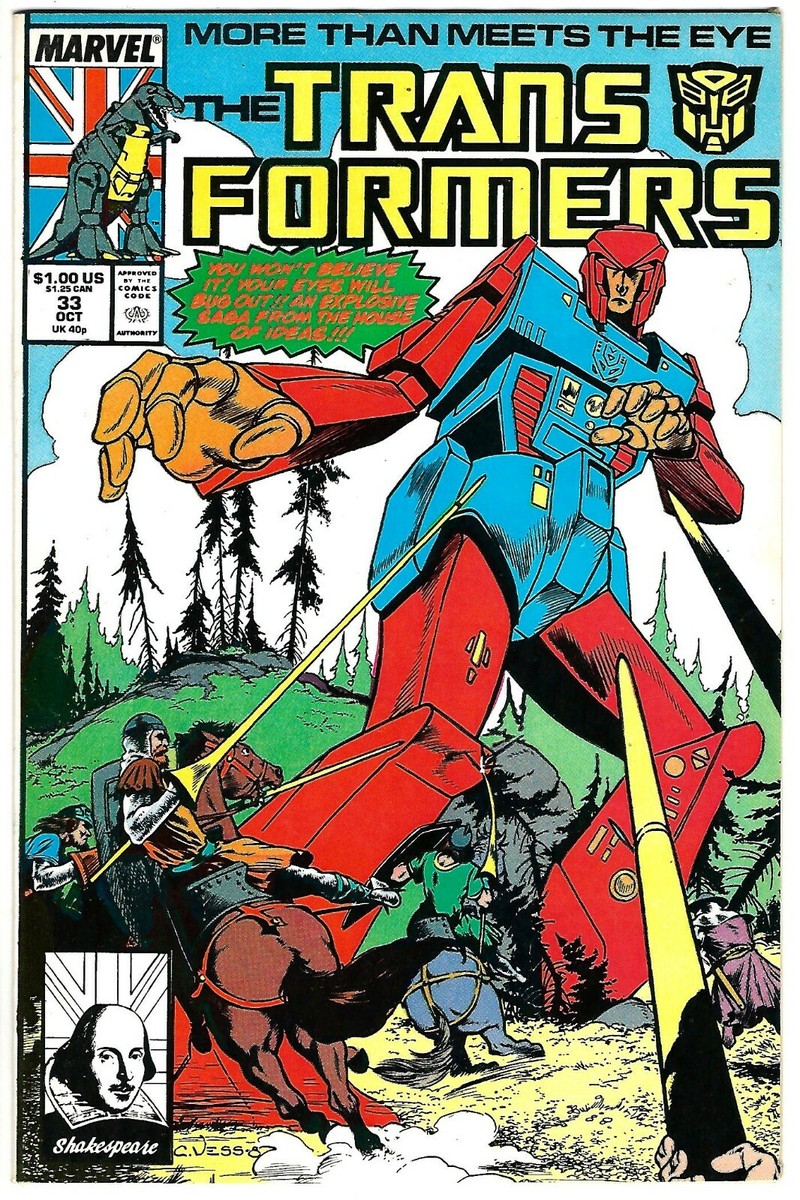 Transformers #33 (1987) VF Steve Parkhouse - John Ridgway | eBay