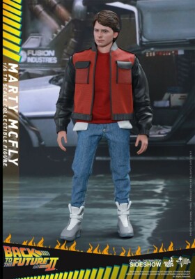 Figurine Hot Toys Retour Vers Le Futur – Marty McFly MMS 257 Special Edition – Signée