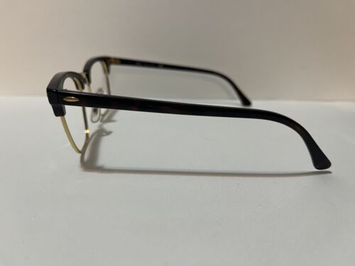 Ray-Ban Eyeglasses Frames Only RB3016 W0366 CLUBMASTER Havana Gold 49-21-145 - Foto 4 di 6