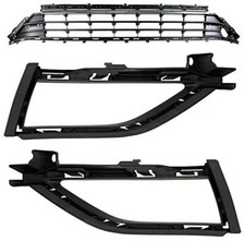 SET Lüftungsgitter GITTER Stoßstange vorne Für VW GOLF VII 2017-01.2021