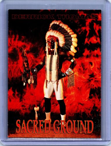 1992 Skybox DERRICK THOMAS Kansas City Chief Sacred Ground PrimeTime Poster Card - Picture 1 of 2