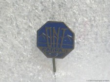 Communist Romania Carpati Travel Agency Badge Vintage Logo ONT Pin Bus Company