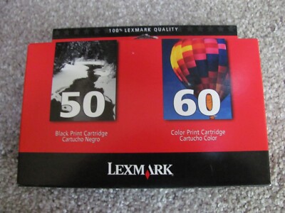 Genuine Lexmark 15M2327 Black & Color 50/ 60 Ink Combo Pack Brand 