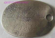 PID245 - Hundemarke (Dog Tag) - AUXERRE - Klasse 1882 - Frankreich