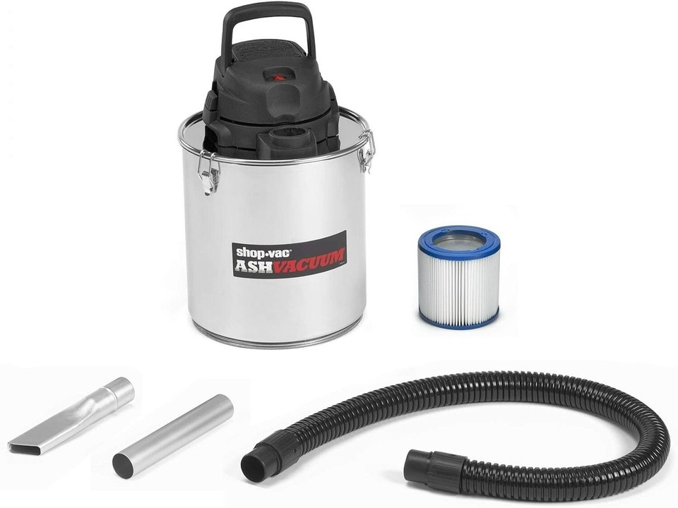 Shop Vac Ash Vacuum Fireplace Stove BBQ Grills DENTED 40413 eBay