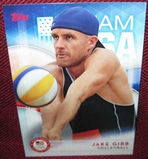 2016 TOPPS U.S. OLYMPICS #60 JAKE GIBB VOLLEYBALL