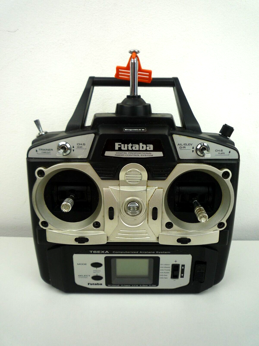 FUTABA T6EXA DIGITAL RC TRANSMITTER 35 MHZ RIPMAX WITH AERIAL | eBay