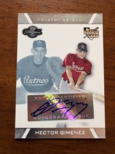 2007 Topps Co-Signers - Hector Gimenez #106 Serial #025/225 Rookie Card Astros