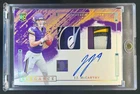 2024 Impeccable J.J. McCarthy Elegance Rookie Helmet and Patch Auto Glove #23/25