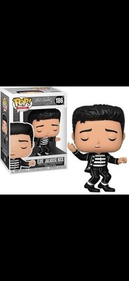 *DAMAGED* Funko Pop! Vinyl: Pop! Rocks - Elvis Presley (Jailhouse Rock) - #186