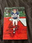 Buffalo Bills STEVE TASKER Signed 4x6 Photo FOOTBALL AUTOGRAPH 1