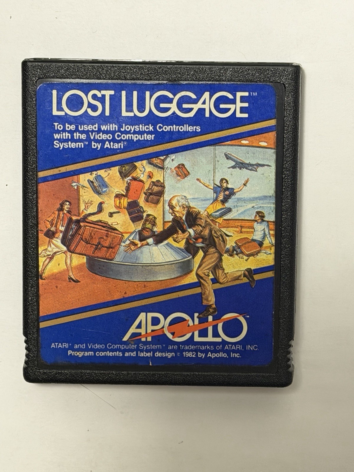 Lost Luggage (Atari 2600, 1982) Authentic Apollo Cartridge With Manual UNTESTED