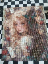 Complete Diamond Art Picture 🌹20cm By 25cm. Over 60 Hour's Off  Me Crafting.