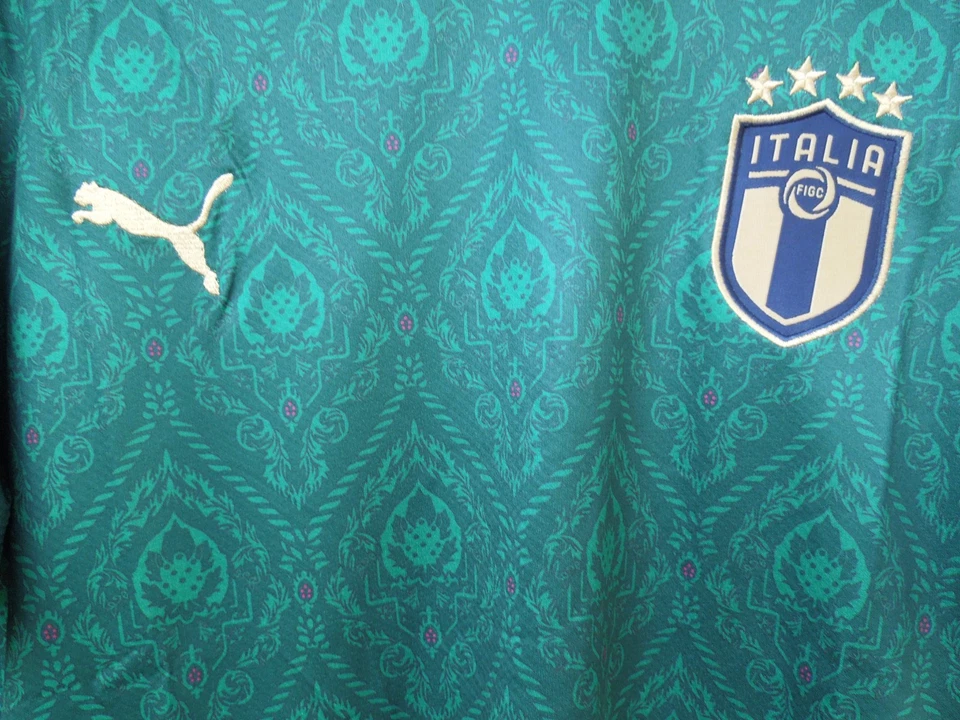 Tercera camiseta de la Selección Italiana, edición especial, grande, Puma, verde Foto 2 de 4