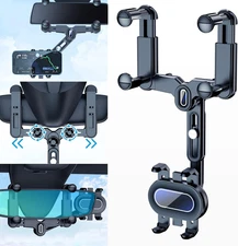 Phone Mount for Car, 360° Rotatable and Retractable Car Phone Holder Mount Free 
