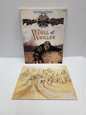 TSR Planescape Well of Worlds With Map Advanced Dungeons & Dragons