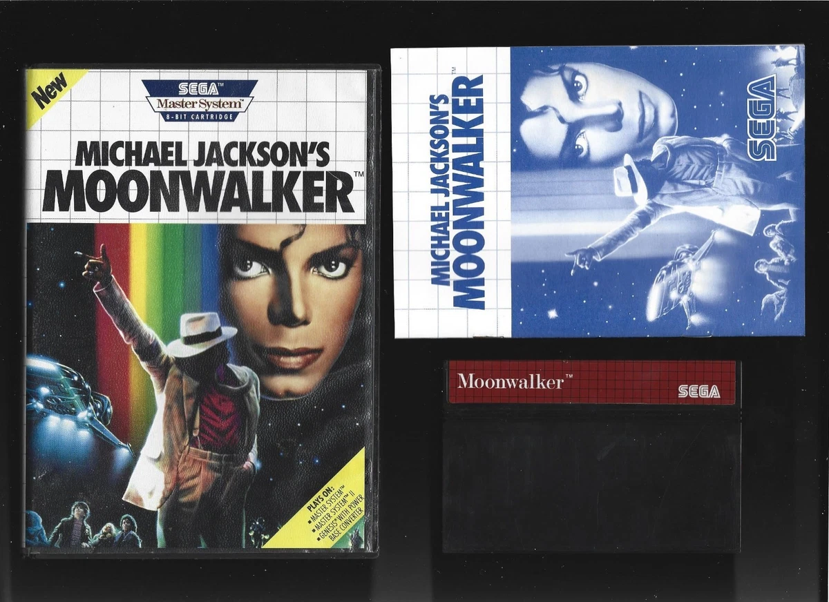 Jeu Rétro : Moonwalker Michael Jackson Sur Master System - Bon état