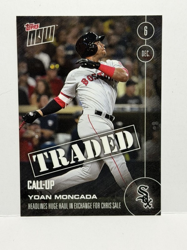 2016 Topps Now #OS37 Yoan Moncada RC (PR: 411)