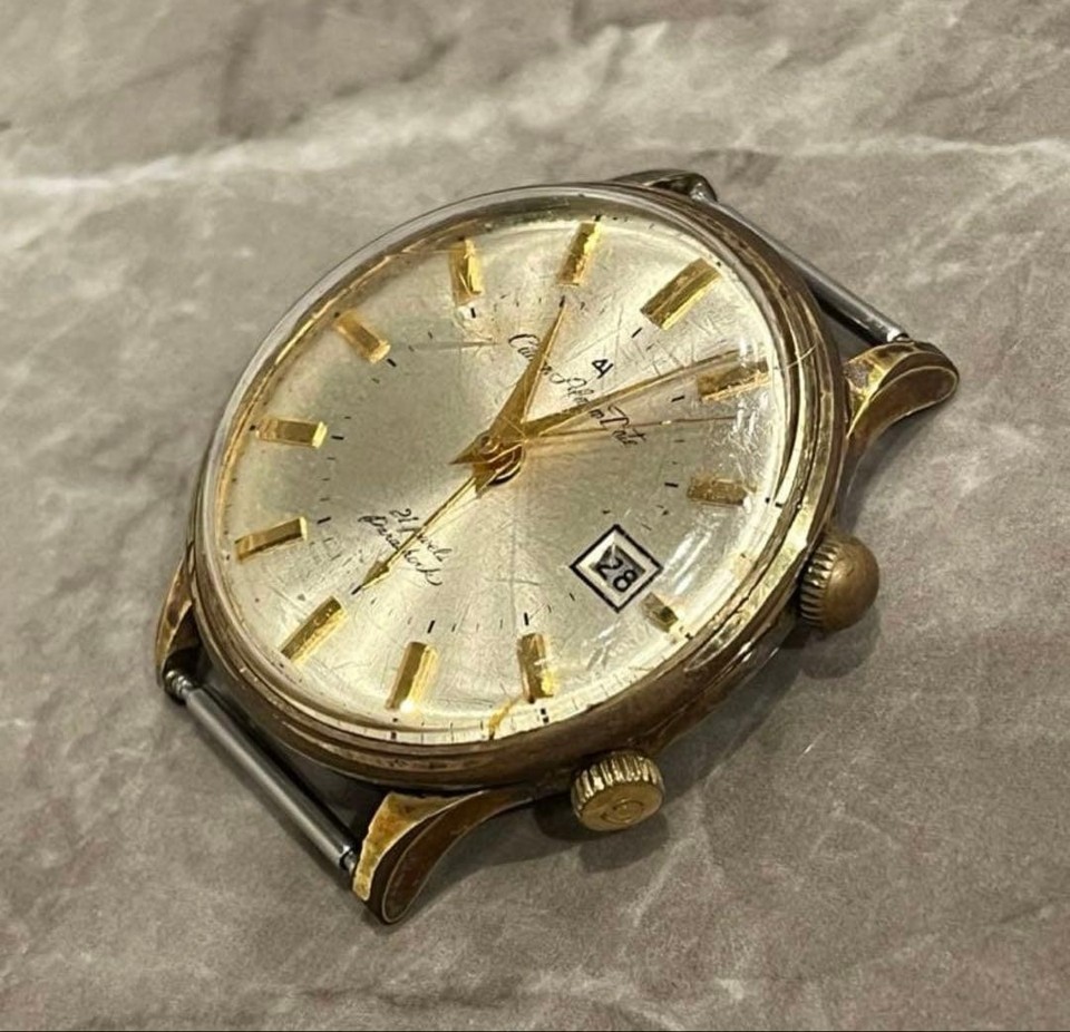 [Working Item] Citizen Alarm Date Antique ALD15701 Manual Winding Watch ...