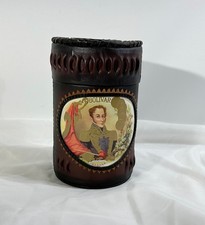 Cigar Leather Humidor Container Excellent Condition