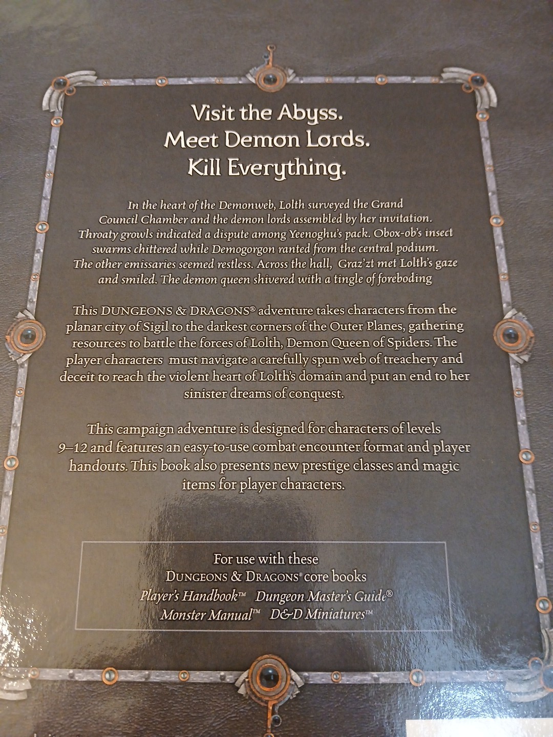 Dungeons & Dragons Scratch-n-Dent Sale Reprint Expedition To The Demonweb Pits 