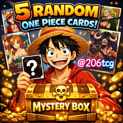 One Piece Mystery Box | 5 Random Cards | Guaranteed Straw Hat Luffy Zoro Sanji