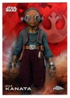2025 Topps Chrome STAR WARS SAPPHIRE Red REFRACTOR Card #90 Maz Kanata 2/5