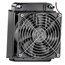 Water Cooling Radiator, 8 Pipe Aluminum Heat Exchanger Radiator with Fan 80mm