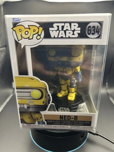 Funko Pop! Star Wars Obi-Wan Kenobi (Ned-B #634) Vinyl Bobblehead W/ Protector