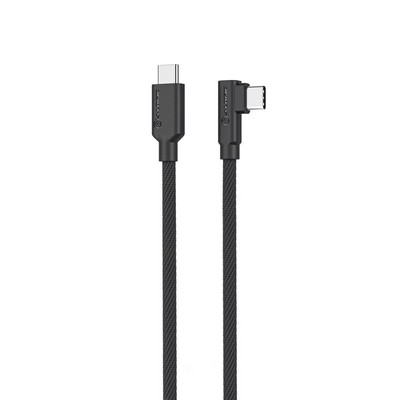 O-Alogic 1m Right Angle USB-C to USB-C Cable, Male to Male, USB 2.0/5A/480Mbps