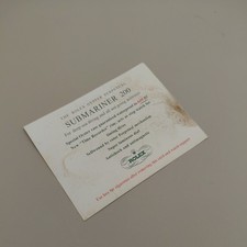 Rolex carta sigarette vintage Submariner anni '60